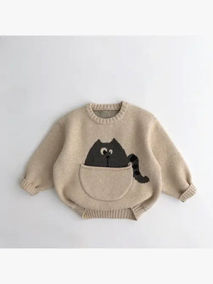 Annie & Charles® gestrickter Pullover ANIMAL