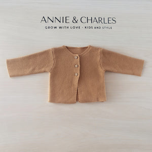 Annie & Charles® fein gestrickte Jacke aus Bio-Baumwolle